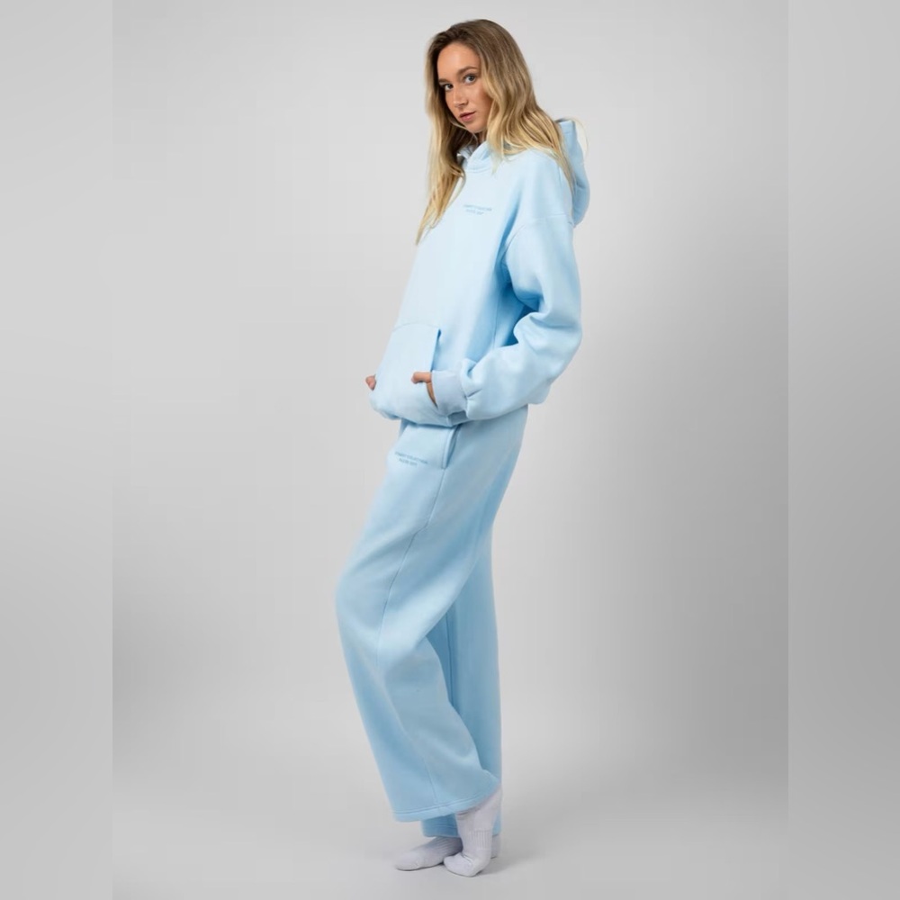 Comfrt Baby Blue Pastel Straight Leg Sweatpants - S - Picture 5 of 10